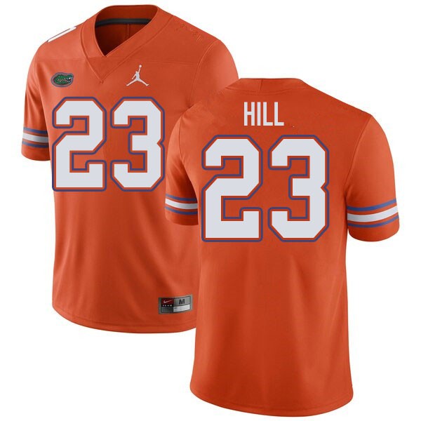 Jordan Brand Men #23 Jaydon Hill Florida Gators College Football Jerseys Orange